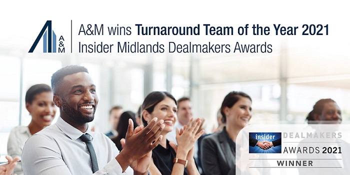 A&M wins Turnaround Team of the Year 2021