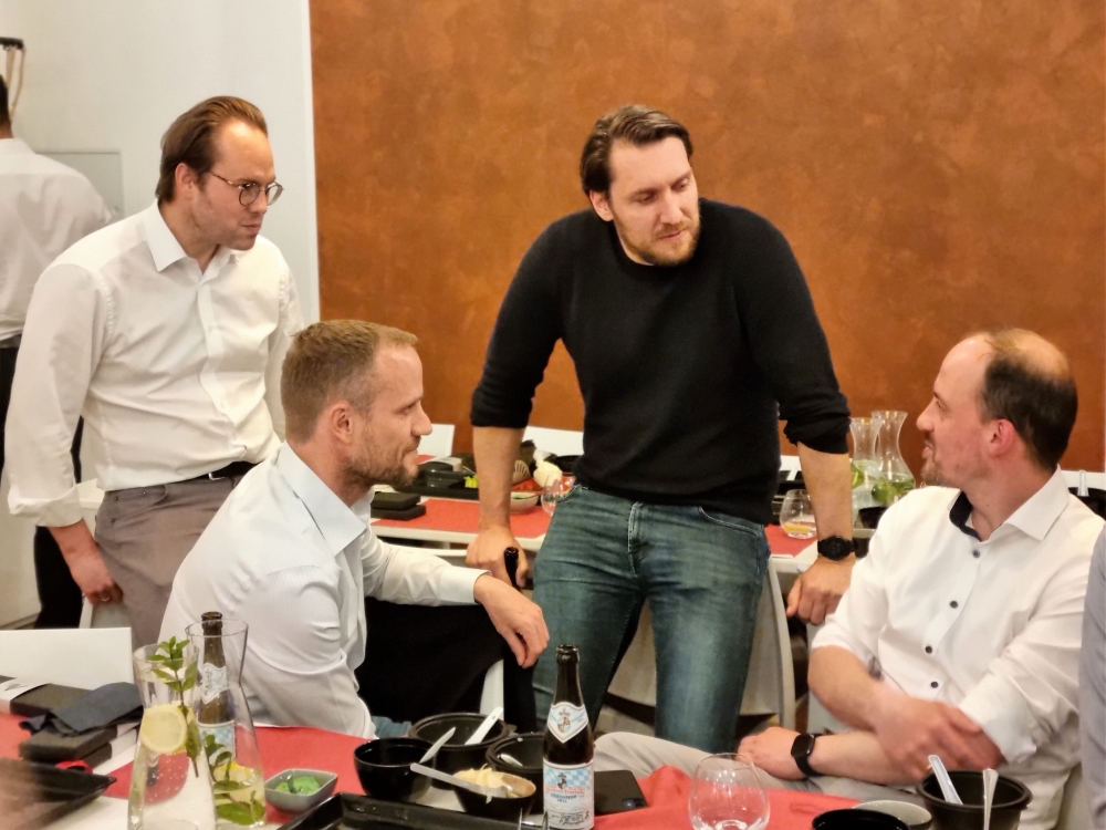 The Alvarez & Marsal (A&M) Alumni Network hosted an enjoyable sushi-making class in Munich, Germany on Thursday, May 25, 2023.