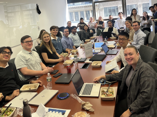 A&M Alumni Lunch and Learn event in New York.