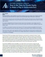 PE Make Play in Semiconductors