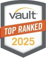 Vault 2025 Top Ranked Consulting Firm Seal